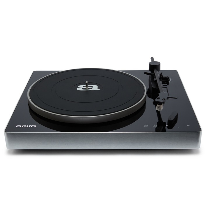 Грамофон Pick-Up Aiwa APX-680BT, Bluetooth, Черен