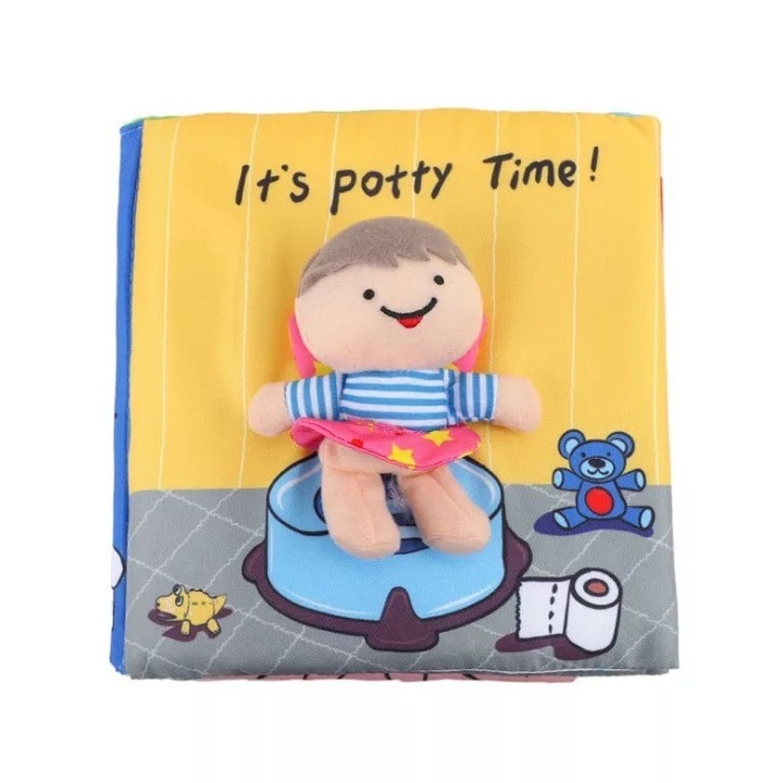 OEM szenzoros könyv, textil, a baba megtanul bilizni