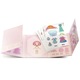 Joc indemanare - Set cu abtibilduri repozitionabile Djeco, Miss Lilypink