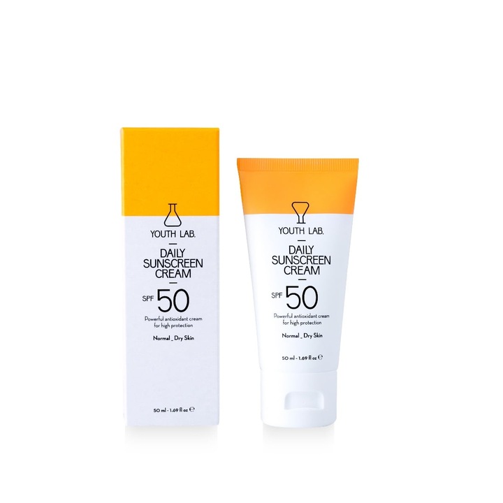 Crema de zi Youth Lab pentru piele normala/uscata, SPF 50, 50 ml
