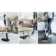 Aspirator vertical Bosch Unlimited 7, BBS712A, autonomie 40min, 3 trepte de putere, 0.4L, 19.84 Kwh/an, perie allFloor Dynamic Power cu LED-uri, motor TurboSpin, tija flexibila, functie Quick Stand, 2 acumulatori, graphite