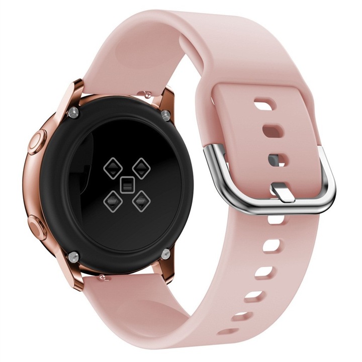 Силиконова каишка 20 мм за Huawei GT 3 42 mm/ GT 3 Pro 43mm, Розов