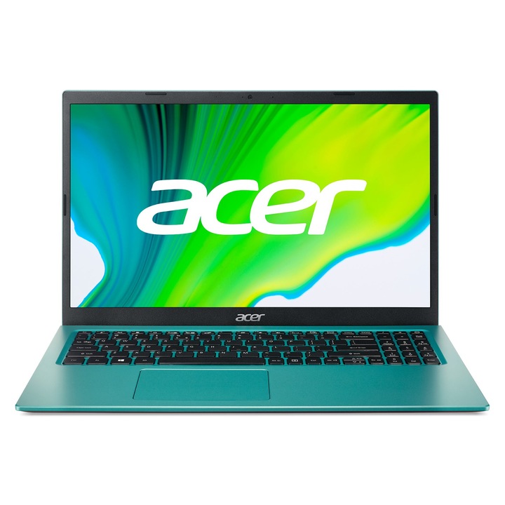 Лаптоп Acer Aspire 3 A315-35-C21W с Intel Celeron N4500 (1.1-2.8GHz,4M), 4 GB, 256GB M.2 NVMe SSD, Intel UHD Graphics, Linux, Син