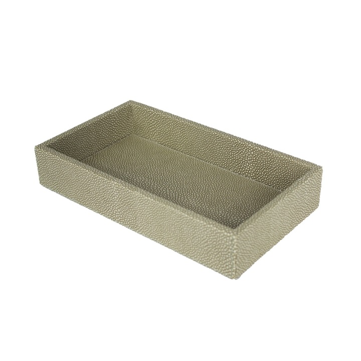 Tava, Signature Home Collection, Piele ecologica, 25x14 cm, Verde