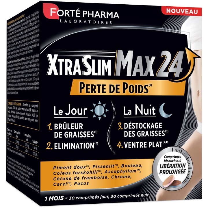 Supliment alimentar Forte Pharma Xtraslim Max 24, 60 comprimate