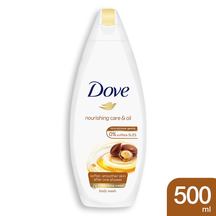 Dove Nourishing Oil Care tusfürdő, 500 ml