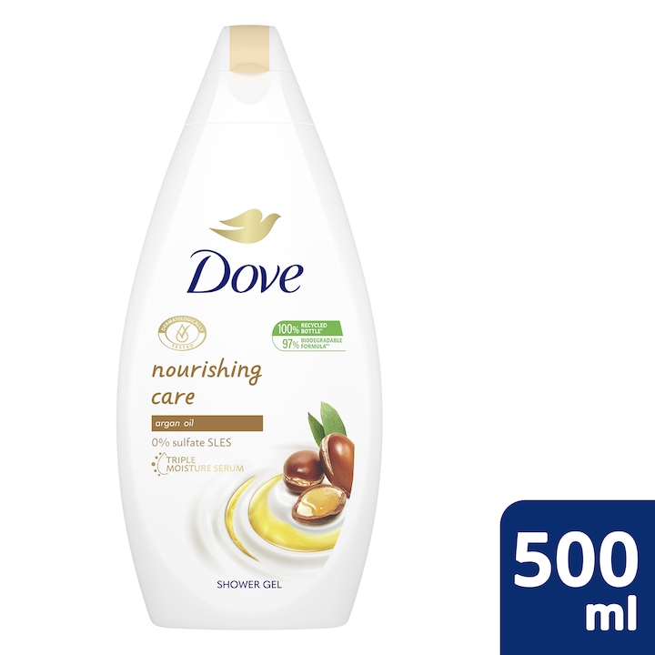 Dove Nourishing Oil Care tusfürdő, 450ml