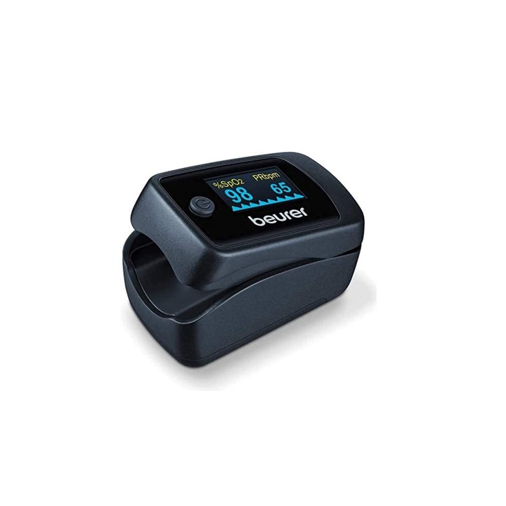 Beurer PO 45 7 nézet, színes kijelző fekete pulzoximéter