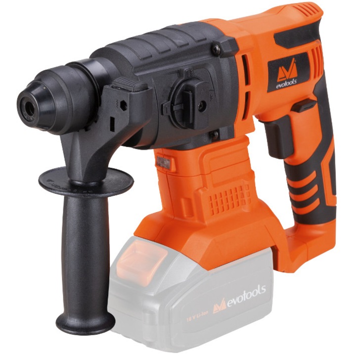 Ciocan Rotopercutor fara Acumulator si Incarcator One Epto EvoTools, 18V, 1850 rpm, 4800 ppm, 2J, sistem fixare SDS