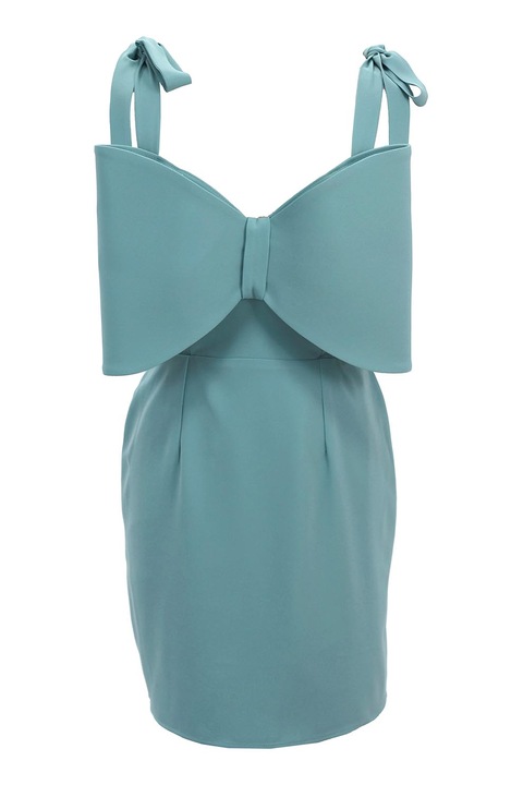 ambar studio, Szűk fazonú ruha masnirátéttel, Kék