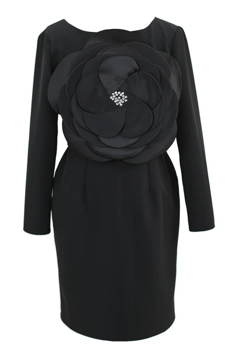 ambar studio, Ruha virágos rátéttel az elején, Fekete/Lila