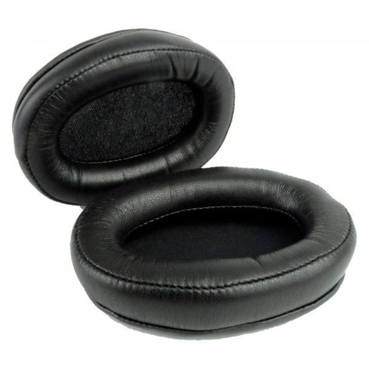 Комплект 2 гъби за слушалки Sony WH-1000XM3 - Черни, Естествена кожа