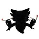 Jucarie de plus, Daddy Huggy Waggy, Killy Willy, 33cm, Negru, Bonline