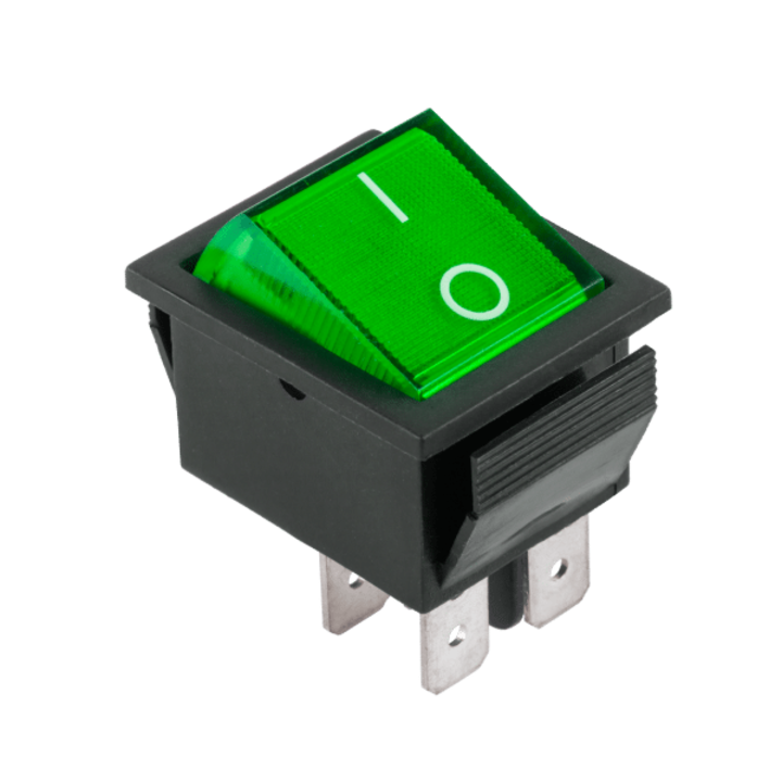 Kapcsoló IRS-201-1A zöld, PRK0006D