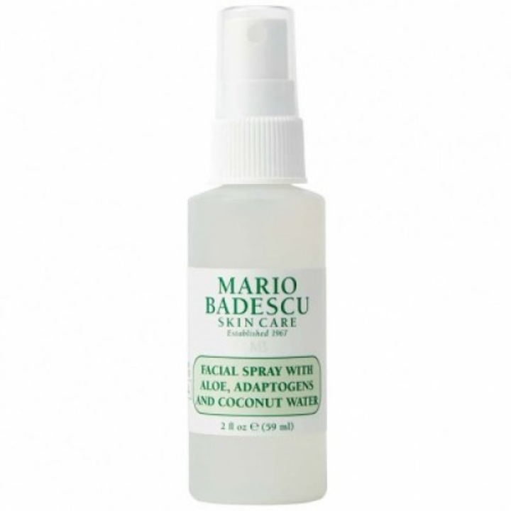 Тоник Mario Badescu спрей за лице с алое, адаптогени и кокосова вода 59 ml