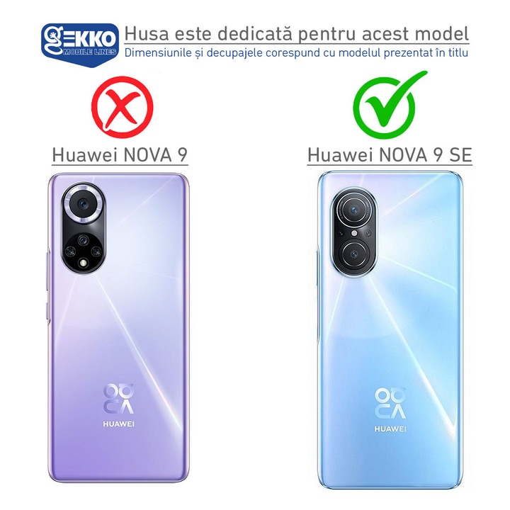 Кейс за Huawei Nova 9 SE - Тънък силикон, прозрачен, Ultra Slim, Гел, 0.3 мм, защита на камерата - Прозрачен