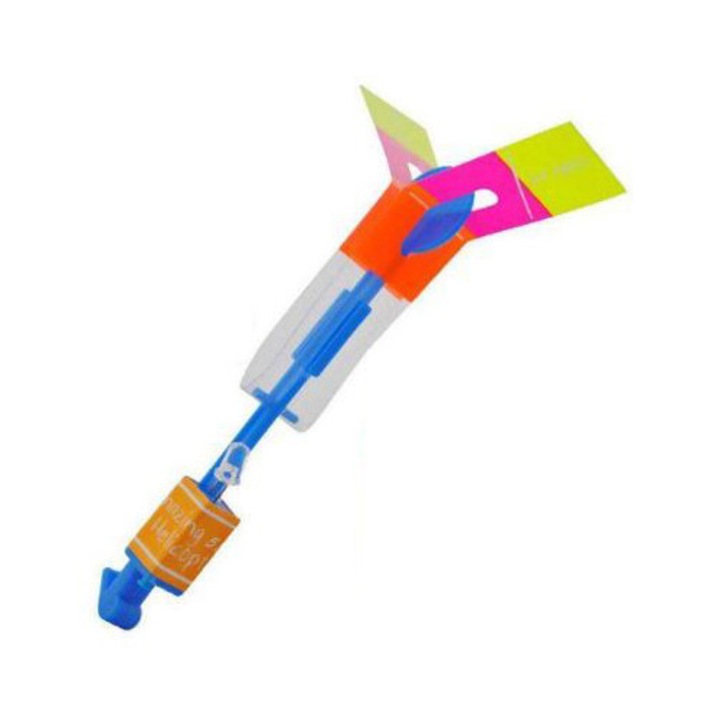 Mini Elicopter de jucarie, cu elastic si lumini, Vision