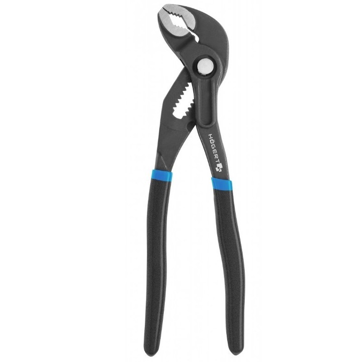 Csőfogó, Hogert, 400 mm, gyorsbeállítással, CrV