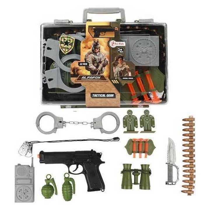 Set Militar cu accesorii Alfafox, Toi-Toys