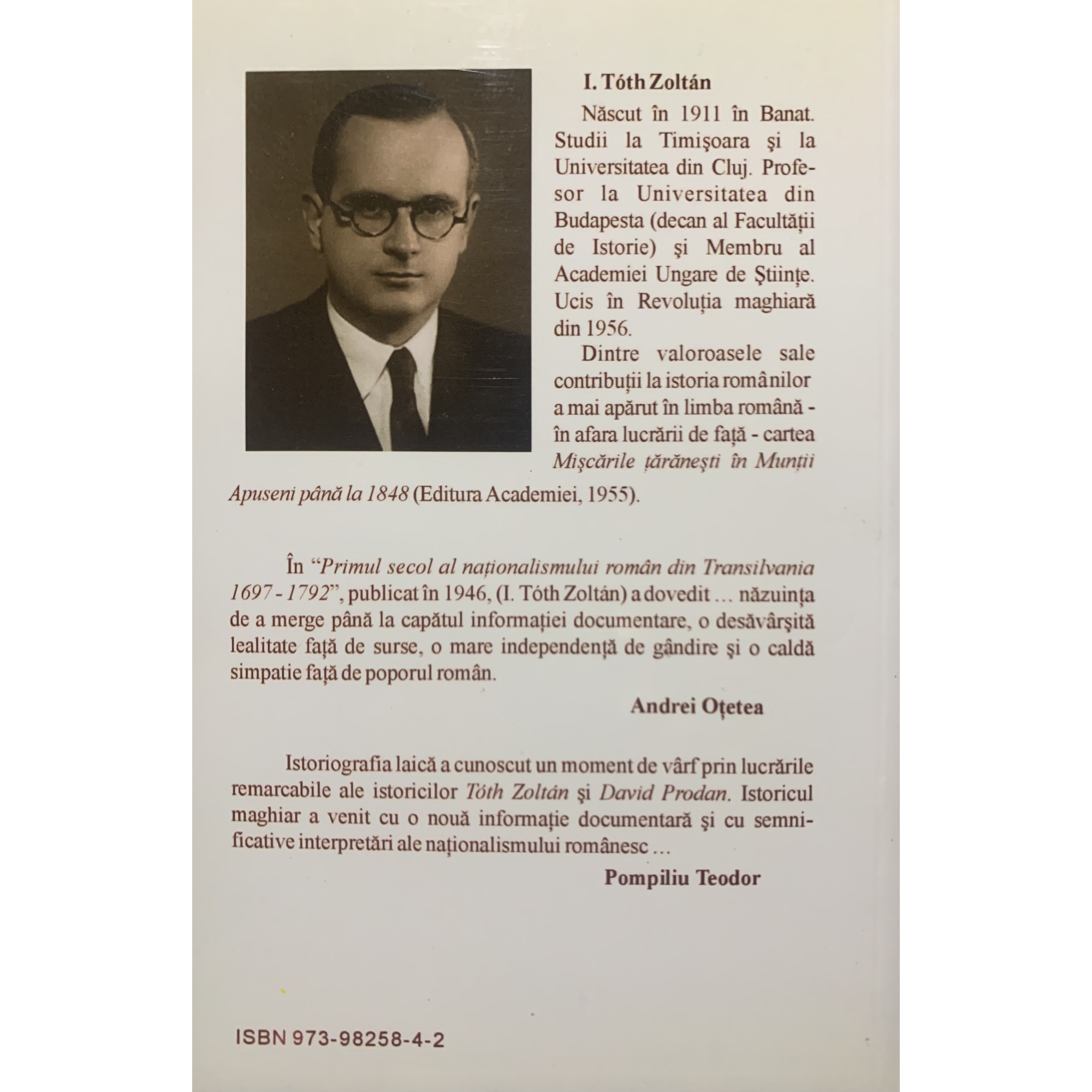 Primul secol al nationalismului romanesc ardelean 16971792, I. Tóth Zoltán eMAG.ro