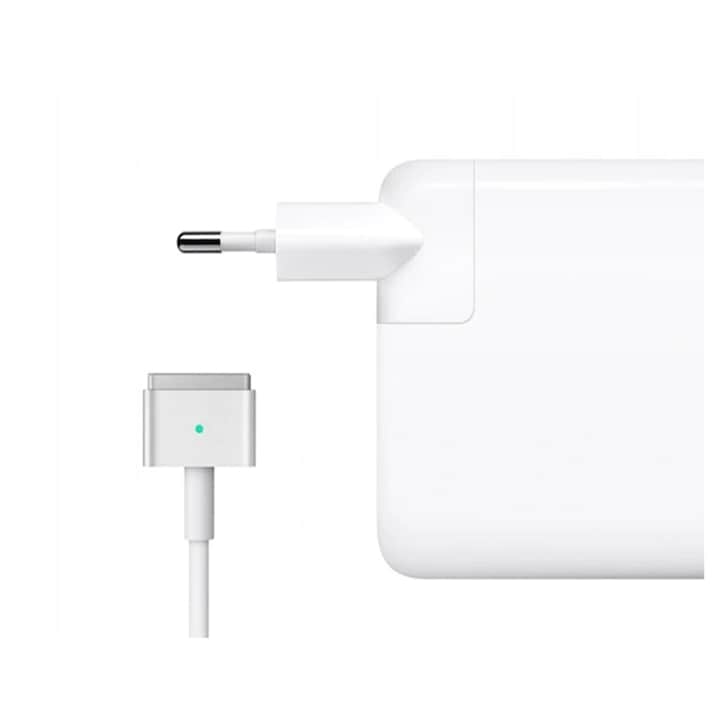 Комплект зарядно Magsafe и кабел за зареждане, За MacBook Air 11/13 инча, 45 W T-тип, Бял