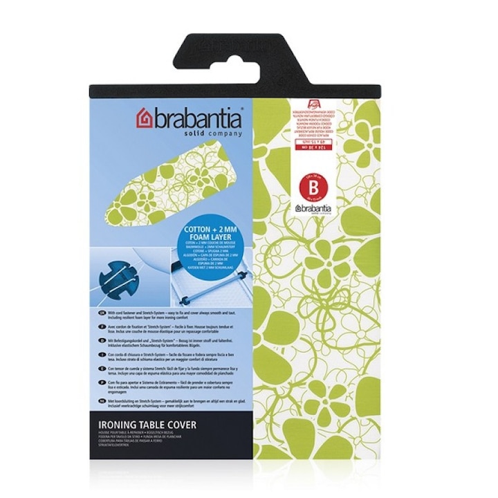 Калъф за маса за гладене Brabantia B 124х38cm, 2mm, Mixed