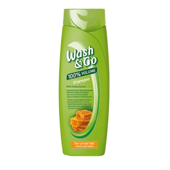 Sampon Wash&Go pentru par dezordonat cu extract de miere, 400 ml Sampon Wash&Go pentru par dezordonat cu extract de miere, 400 ml