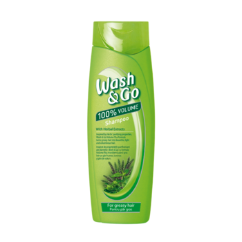 Sampon Wash&Go pentru par gras cu extract de ierburi, 400ml Sampon Wash&Go pentru par gras cu extract de ierburi, 400ml