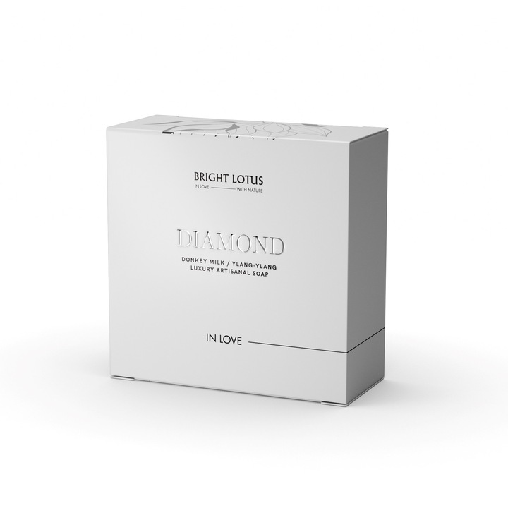 Натурален сапун Bright Lotus Diamond с магарешко мляко 100 гр