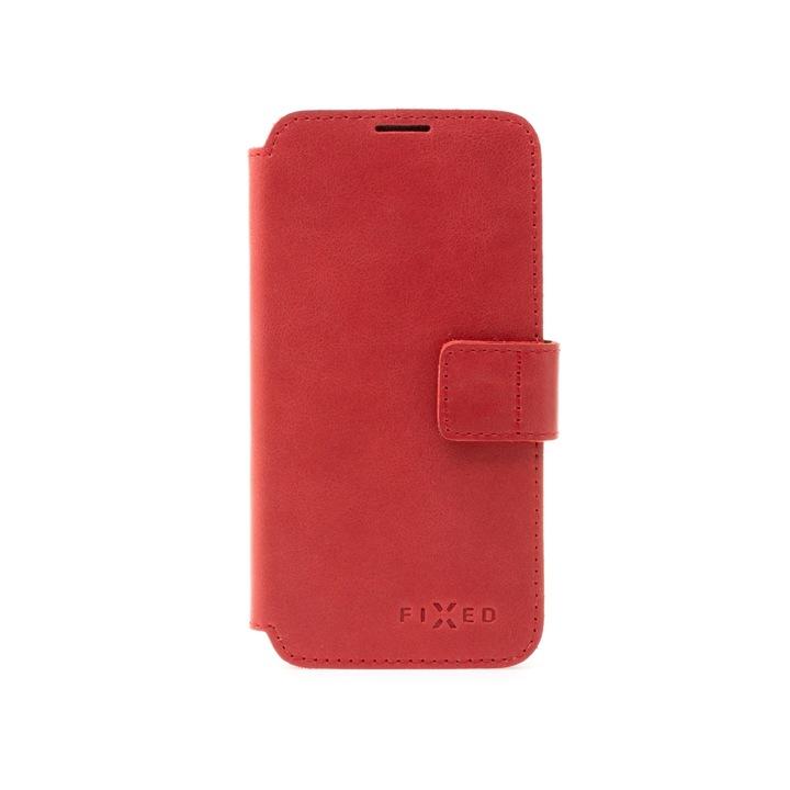 Husa din piele Fixed ProFit tip carte pentru Samsung Galaxy A52/A52 5G/A52s 5G, rosu