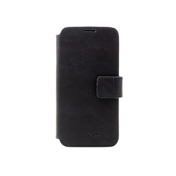 Husa din piele Fixed ProFit tip carte pentru Samsung Galaxy A52/A52 5G/A52s 5G, negru