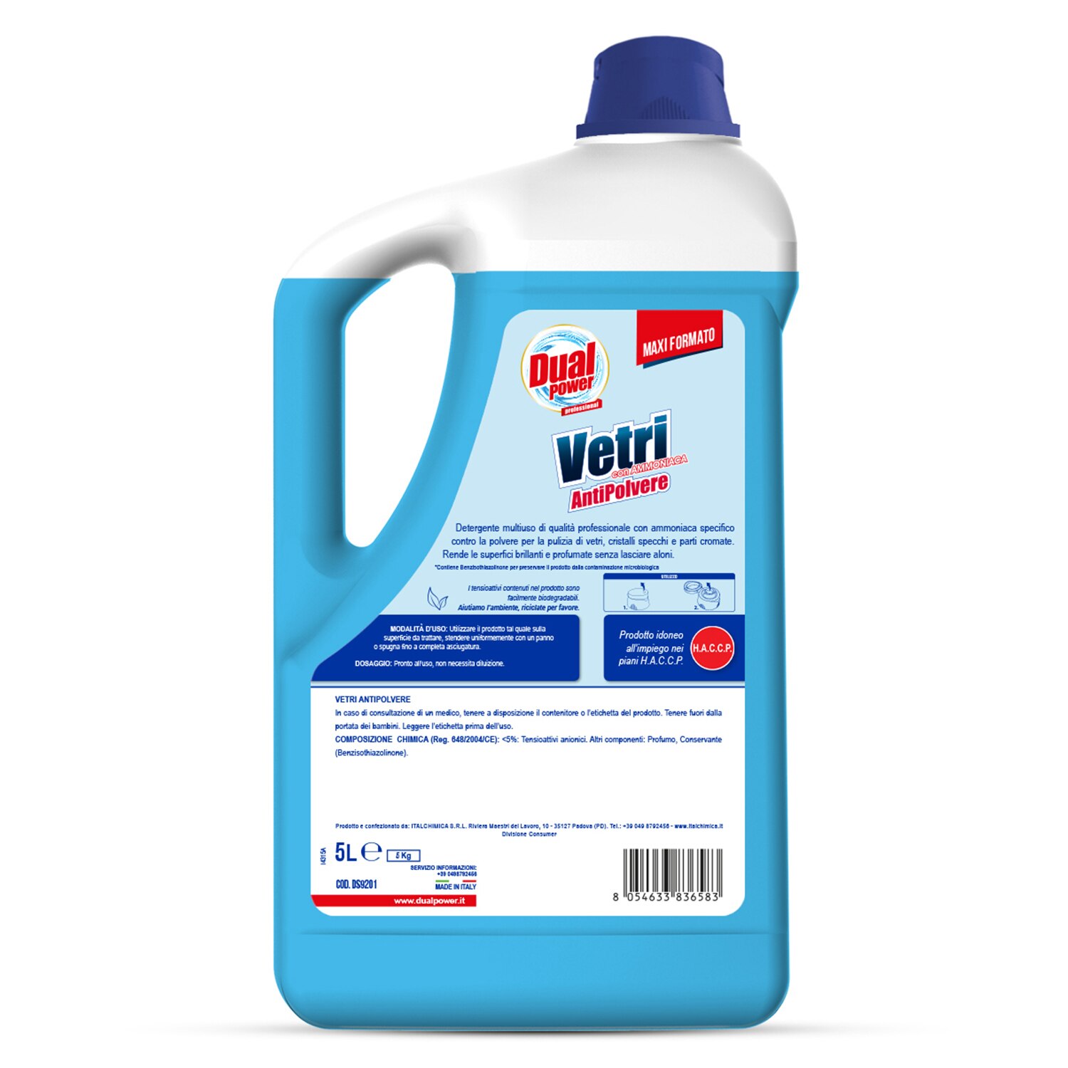 DUAL POWER DETERGENTE VETRI SPRAY 750ML