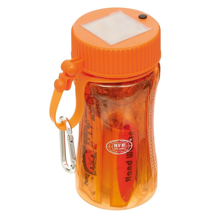 Kit supravieturie, 34 piese, Portocaliu