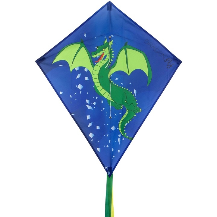 Zmeu Diamond Kite, kék/zöld, egyszínű