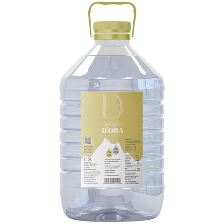 Bax Apa natural alcalina plata pH 8.12 Gold Water D'ora, Pronat 8x5L