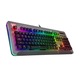 Thermaltake Premium Level 20 mechanikus játék billentyűzet, Cherry MX Speed Silver kapcsoló, RGB, szürke