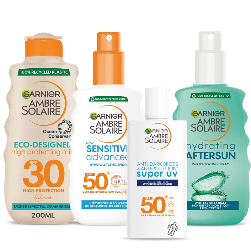 Garnier слънцезащитен комплект, за тяло и кожа, с включен хидратиращ ...