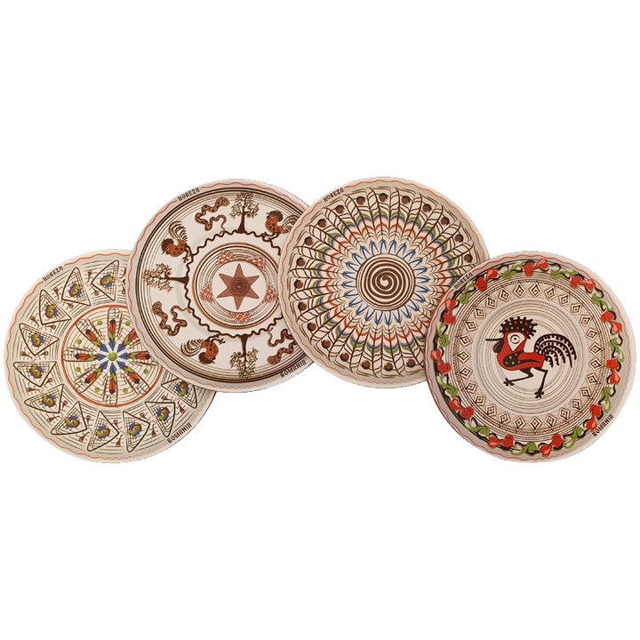 Suporturi de pahare - Romania Motive traditionale Horezu