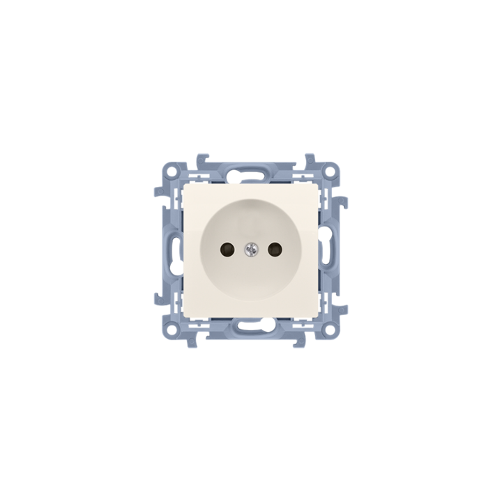 Priza dubla fara impamantare modulara 16A, 250V, terminale cu surub