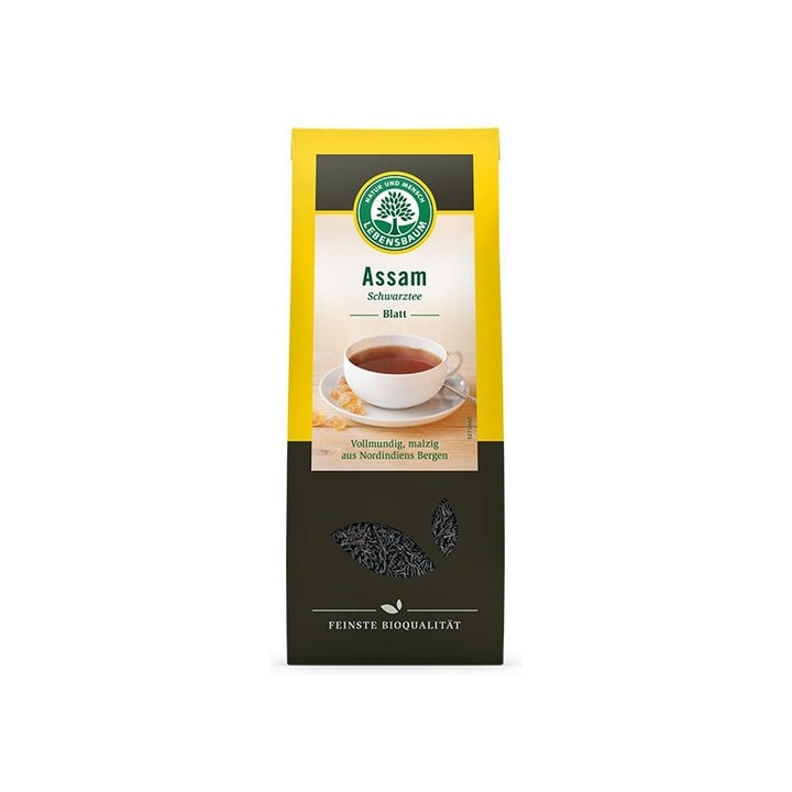 Assam BIO fekete tealevél, 100g LEBENSBAUM