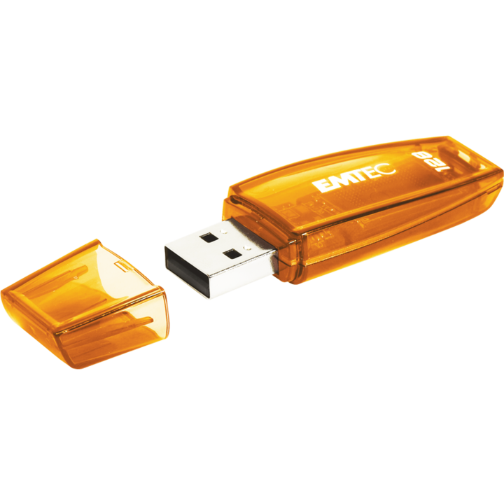 EMTEC C410 Color pendrive, 128GB, USB 2.0, narancssárga