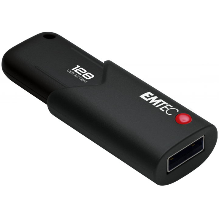 EMTEC B120 Click Secure pendrive, 128GB, USB 3.2 Gen1, titkosított