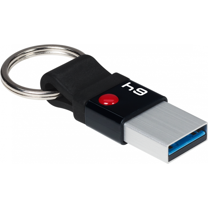 Флашка EMTEC T100 Nano Ring, 64GB, USB 3.2 Gen1