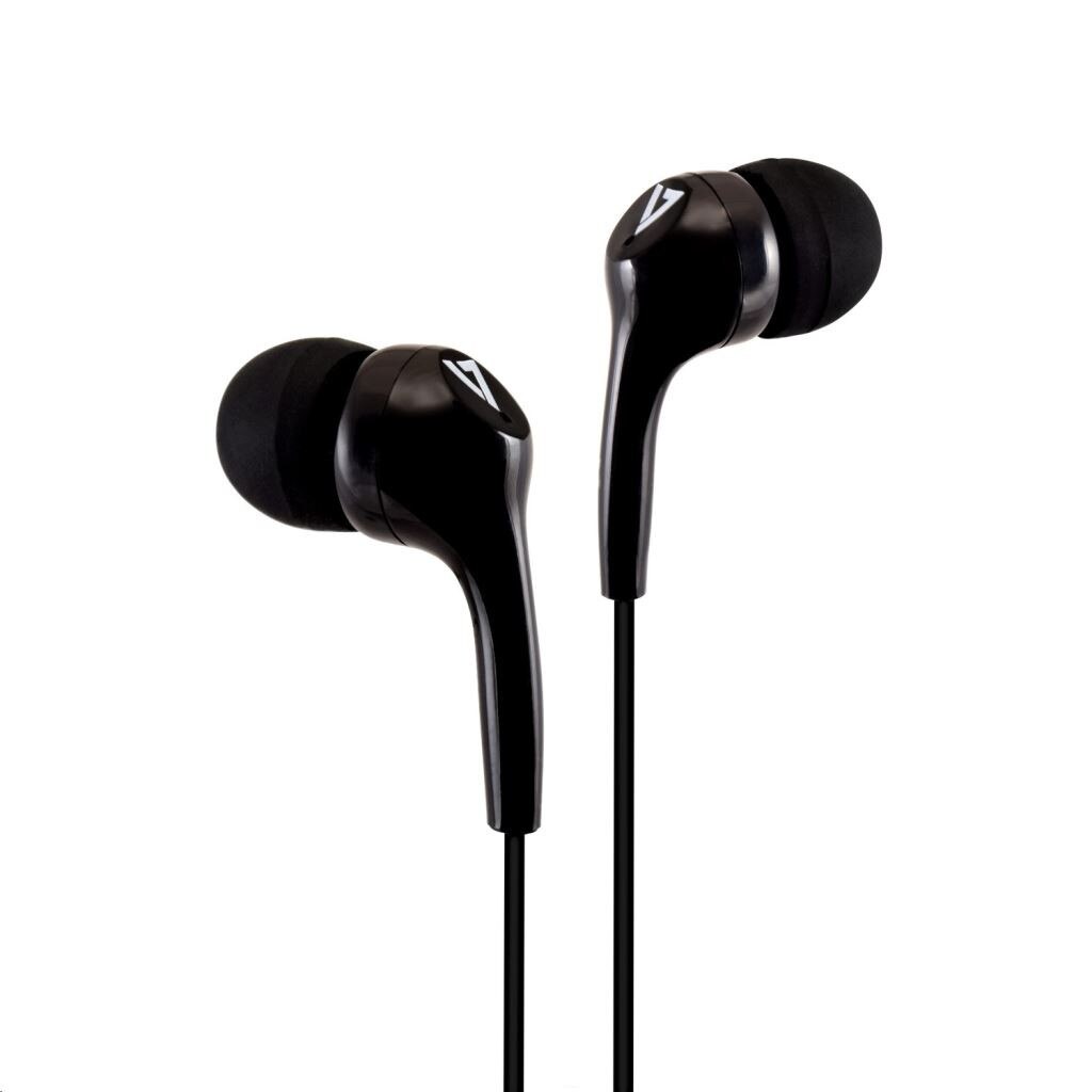 Casti stereo, V7, Negru, 3.5mm - eMAG.ro