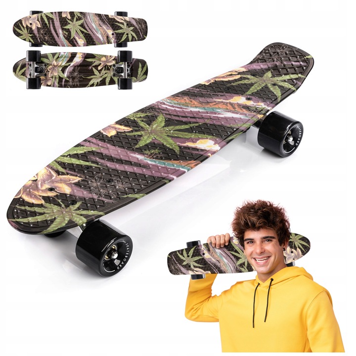 Skateboard Meteor Cu Un Design Unic, Deck Transparent Pentru Un Look Spectaculos. Rulmentii Rapizi ABEC-7 Garanteaza Viteza, Iar Cadrul Intarit Din Aluminiu Ofera Rezistenta. Platforma Antiderapanta Asigura Control Si Siguranta In Utilizare