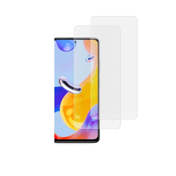 Set 2 folii sticla Glastify OTG compatibil cu Xiaomi Redmi Note 11 Pro / 11 Pro 5G