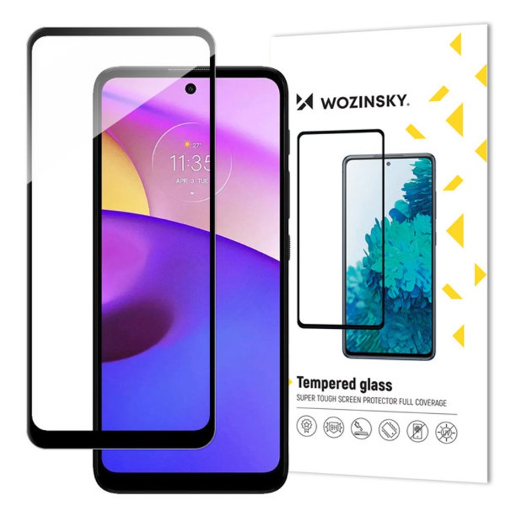 Стъклен протектор Wozinsky Tempered Glass за Motorola Moto E40, Black