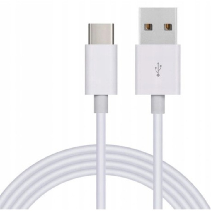 Cablu de incarcare, 1A TYPE-C -1M, micro USB, Alb