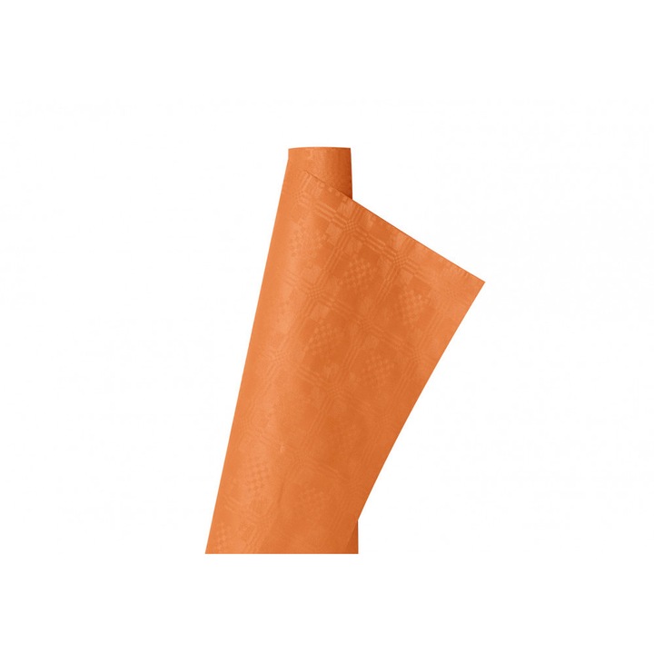 Infibra asztalterítő damask 1 rétegű 1,2x7m, narancs, 25 tekercs/karton
