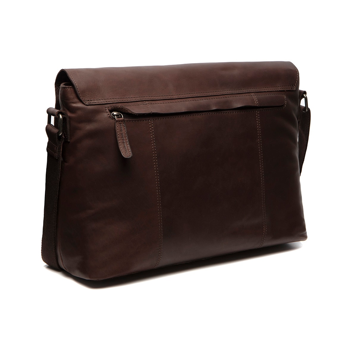 Geanta de laptop The Chesterfield Brand, din piele premium, Toledo, Maro inchis